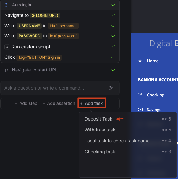 Click to view full size image Add a task